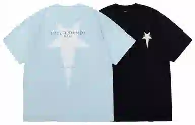 RASS Falling Star Print Crewneck T-Shirt