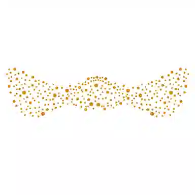 饰田  雀斑贴防水纹身贴 持久高级金色经典