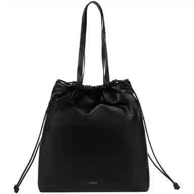 Calvin Klein Drawstring Sling Bag Medium Space Black