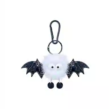 一点潮玩 奶凶小恶魔 蝙蝠钥匙扣 书包挂饰  玩偶 毛绒挂件