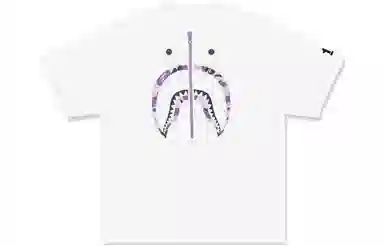 A BATHING APE Shark Logo Tee