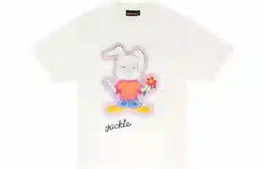 Drew House SS23 peace love Jackie ss tee off white T