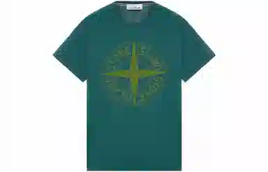 Stone Island SS23 Logo Print T-Shirt Green