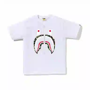A BATHING APE SS23 Abc Camo Shark Tee