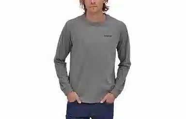 patagonia Men's Long-Sleeved Fitz Roy Horizons Responsibili-Tee LogoT
