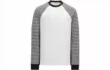Moncler x Fragment Design SS23 Logo Long Sleeve T-Shirt White