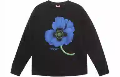 KENZO x Nigo Poppy Series Long Sleeve T-Shirt Black