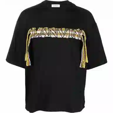Lanvin Tassel Letter Print Crewneck T-Shirt