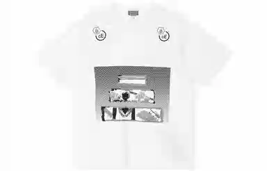 Cav Empt SS22 Geometric Print T-Shirt White