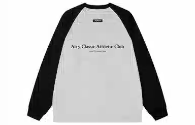 Atry Slogan Series Raglan Long Sleeve Tee
