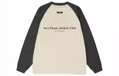 Atry Slogan Series Raglan Long Sleeve Tee