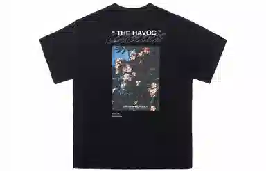 HARSH AND CRUEL Retro Street Print T-Shirt White