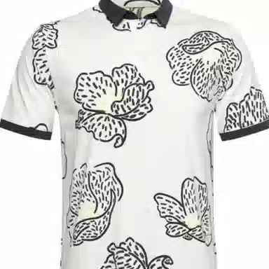 Under Armour Golf Floral Polo White