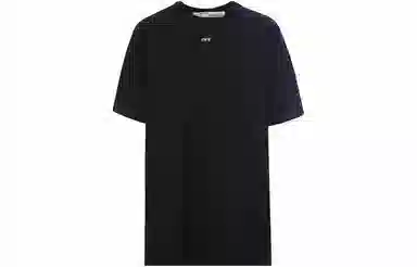 OFF-WHITE Logo Print T-Shirt Black