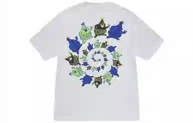 Stussy SS23 Mr. Blob Spiral Tee logoT