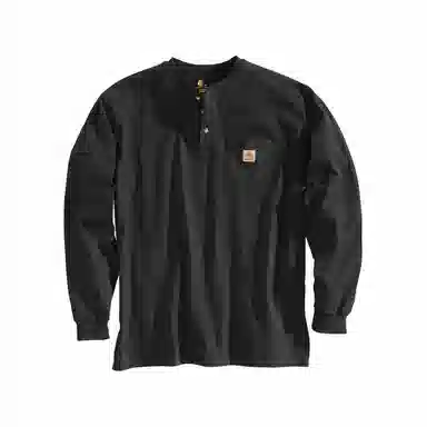 Carhartt K128 HEAVYWEIGHT LONG-SLEEVE POCKET HENLEY T-SHIRTT LOOSE FIT