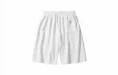 王者荣耀 鲁班七号款 美式高街字母印花日常通勤宽松舒适无性别插色抽绳休闲短裤 男女同款