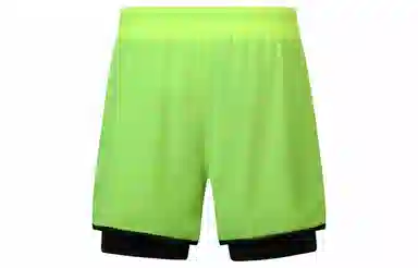 王者荣耀 鲁班七号款 美式基础款反光印花简约篮球跑步训练透气假两件紧身运动休闲短裤 男女同款