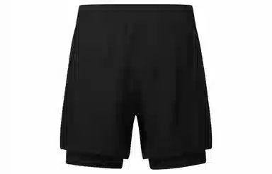 王者荣耀 鲁班七号款 美式基础款反光印花简约篮球跑步训练透气假两件紧身运动休闲短裤 男女同款