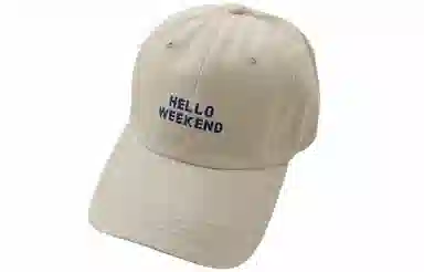 优幽兰 潮流百搭显脸小大头围韩版设计感字母刺绣遮阳学生户外出游防紫外线太阳素颜遮脸 棉 鸭舌帽 女款