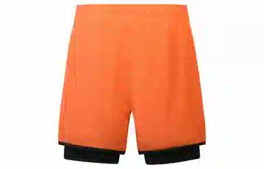 王者荣耀 鲁班七号款 美式基础款反光印花简约篮球跑步训练透气假两件紧身运动休闲短裤 男女同款