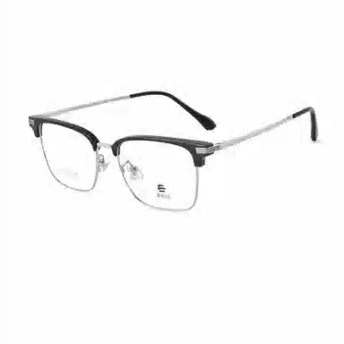【联系客服可选配镜套餐】 康视顿 商务眉框 β钛板材镜架钛材 光学镜架 男女同款情侣款