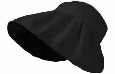 优幽兰 时尚百搭遮阳帽 防紫外线大檐显脸小空顶帽 小众设计拼色透气可折叠 聚酯纤维 防晒帽 女款