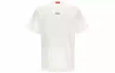 DIESEL Logo Crew Neck T-Shirt White