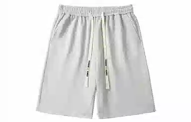 王者荣耀 美式五分裤纯色学院风运动宽松系带字母休闲短裤 男女同款