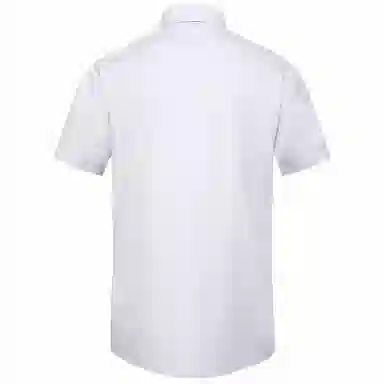 利郎 免烫易打理纯色商务休闲短袖衬衫 男款