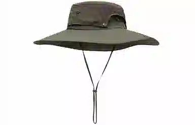 优幽兰 韩版百搭大檐遮全脸渔夫帽夏季纯色简约防紫外线户外钓鱼遮阳帽徒步登山太阳帽 锦纶 防晒帽 男款