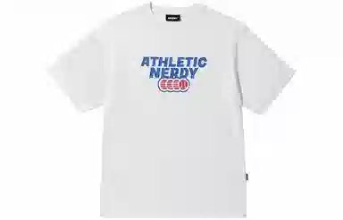 NERDY HAthletic Logo Tennis T-Shirt White