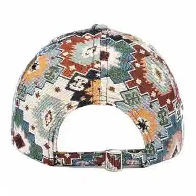 山一丸 名族风个性时尚百搭遮阳提花太阳 棉涤 鸭舌帽 男女同款情侣款