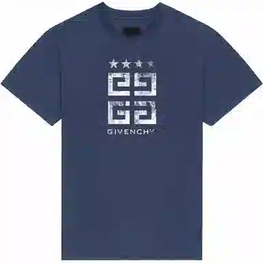 GIVENCHY 4g Stars Slim Fit T-Shirt In Cotton T