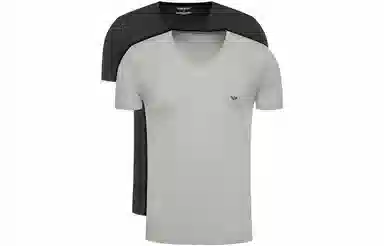 Emporio Armani Logo V-Neck T-Shirt