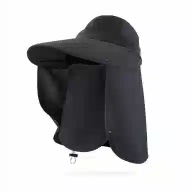 啄木鸟 全方位大帽檐遮阳帽子女户外防紫外线骑行遮脸面罩披肩防护脖颈背可拆卸太阳帽男 聚酯纤维 防晒帽 男女同款情侣款 采茶帽