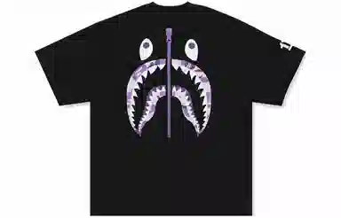 A BATHING APE Shark Logo Tee
