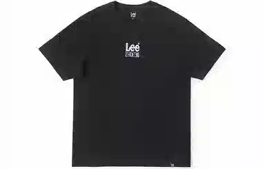 Lee SS24 Colorblock Letter Print Tee Black