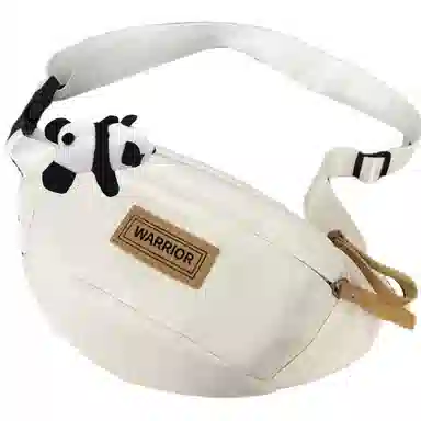 Warrior Nylon Chest Waist Bag Black/White