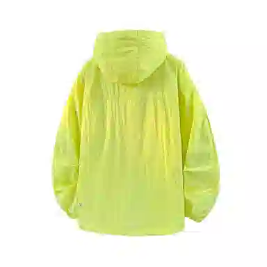 鸭鸭 户外运动基础潮牌高街纯色工装口袋设计薄款凉爽百搭宽松休闲连帽抽绳夹克外套 男女同款