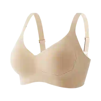 蒄趣 无钢圈零束缚聚拢柔软软支撑上托防下垂收副乳文胸 女款