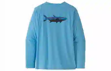 patagonia Men's Long-Sleeved Capilene Cool Daily Fish Graphic Shirt C1T