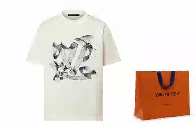 Louis Vuitton FW23 Logo Crewneck T-Shirt White