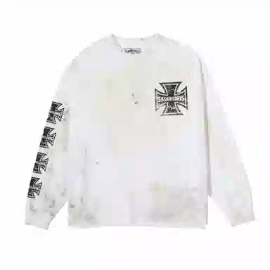 SSSAINT LOUIS Cross Medal Long Sleeve Tee