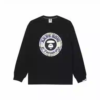 Aape FW23 Camo Logo Long Sleeve Tee