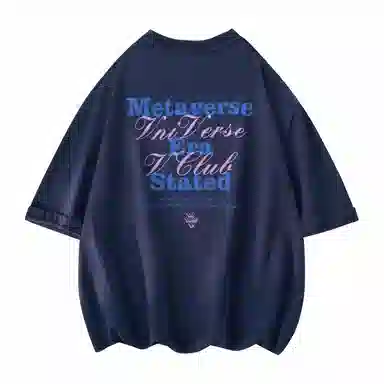 VniVerseVClub Retro Letter Print Tee