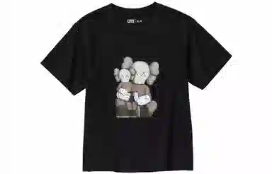 UNIQLO x KAWS SS23 Black T-Shirt