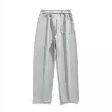 双星八特 潮牌复古简约纯色直筒垂感长裤街头宽松百搭运动卫裤休闲裤 男女同款