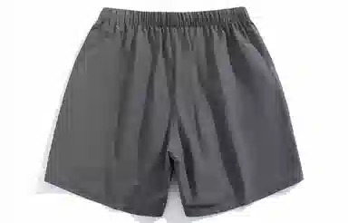 王者荣耀 鲁班七号款 美式基础款字母宽松舒适百搭肌理质感柔软亲肤简约冰感五分抽绳休闲短裤 男女同款