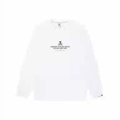 Aape FW23 Logo Print Crewneck Long Sleeve T-Shirt